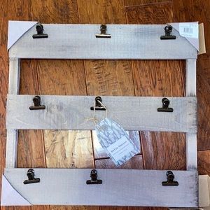 New rustic photo collage hanger